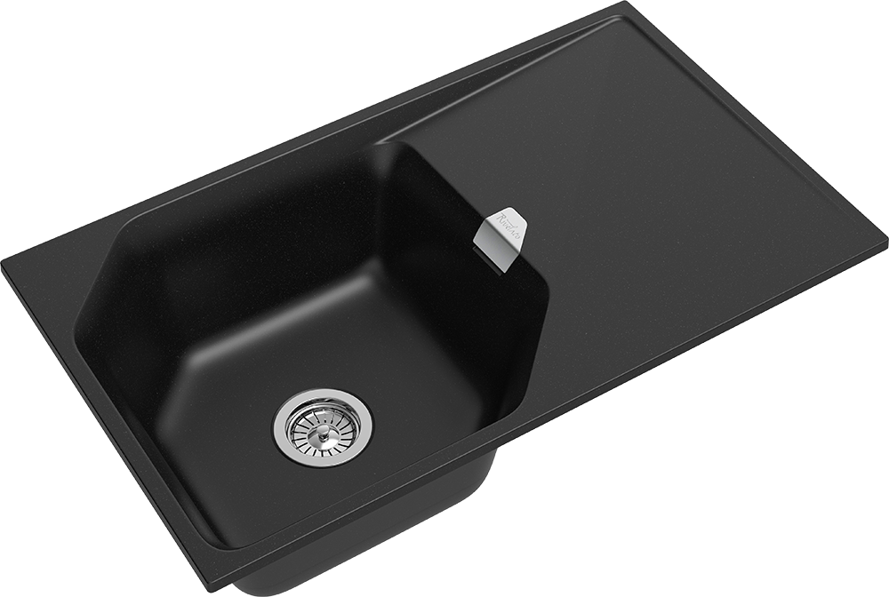 RIVELATO Мойка LOCUS 85  1-чаш 850*500 nero арт.LS-85 nero