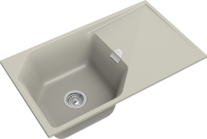 RIVELATO Мойка LOCUS 85  1-чаш 850*500 topazio арт.LS-85 topazio