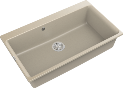 RIVELATO Мойка AXEL 90  1-чаша 870*520мм beige scuro арт.Х-90 beige scuro