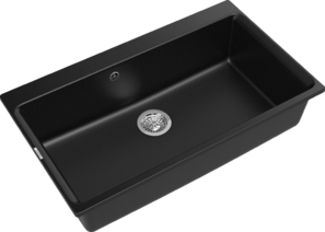RIVELATO Мойка AXEL 90  1-чаша 870*520мм nero арт.Х-90 nero
