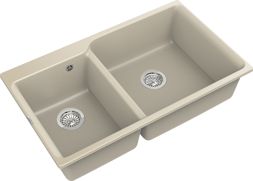 RIVELATO Мойка AXEL 90D  2-чаши 870*520мм beige scuro арт.X-90D beige scuro