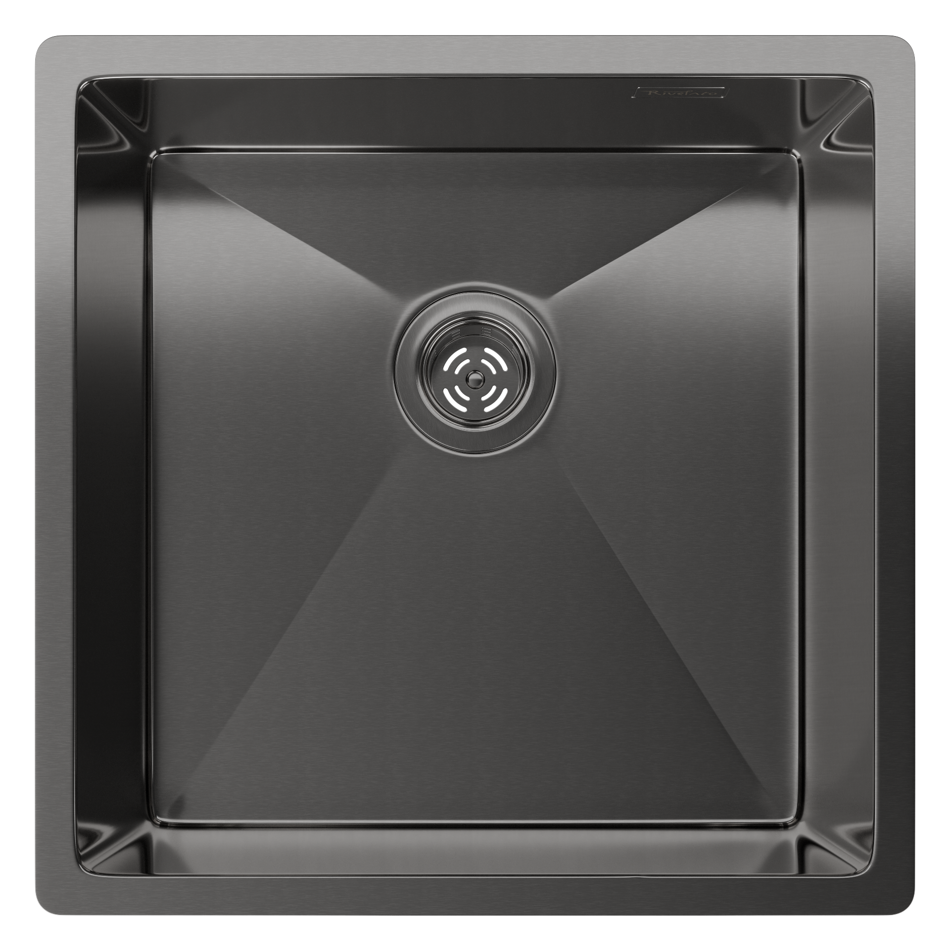 Rivelato Rinox 4444 UN PVD black Мойка нерж.сталь 1 чаша 440*440*200 мм арт.4444 UN PVD black