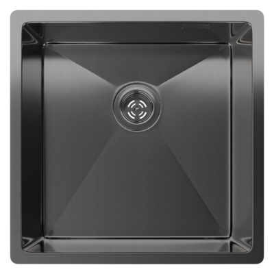 Rivelato Rinox 4444 UN PVD black Мойка нерж.сталь 1 чаша 440*440*200 мм арт.4444 UN PVD black