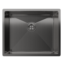 Rivelato Rinox 5444 UN PVD black Мойка нерж.сталь 1 чаша  540*440*200 мм арт.5444 UN PVD black