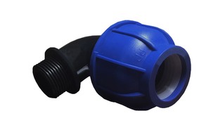 Колено 20х 3/4 штуцер ПЭ  PN16 (Россия)