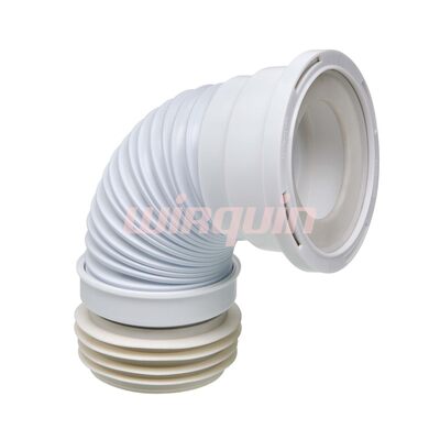 Слив для унитаза гофрированный ВП 4968, L250-350 мм