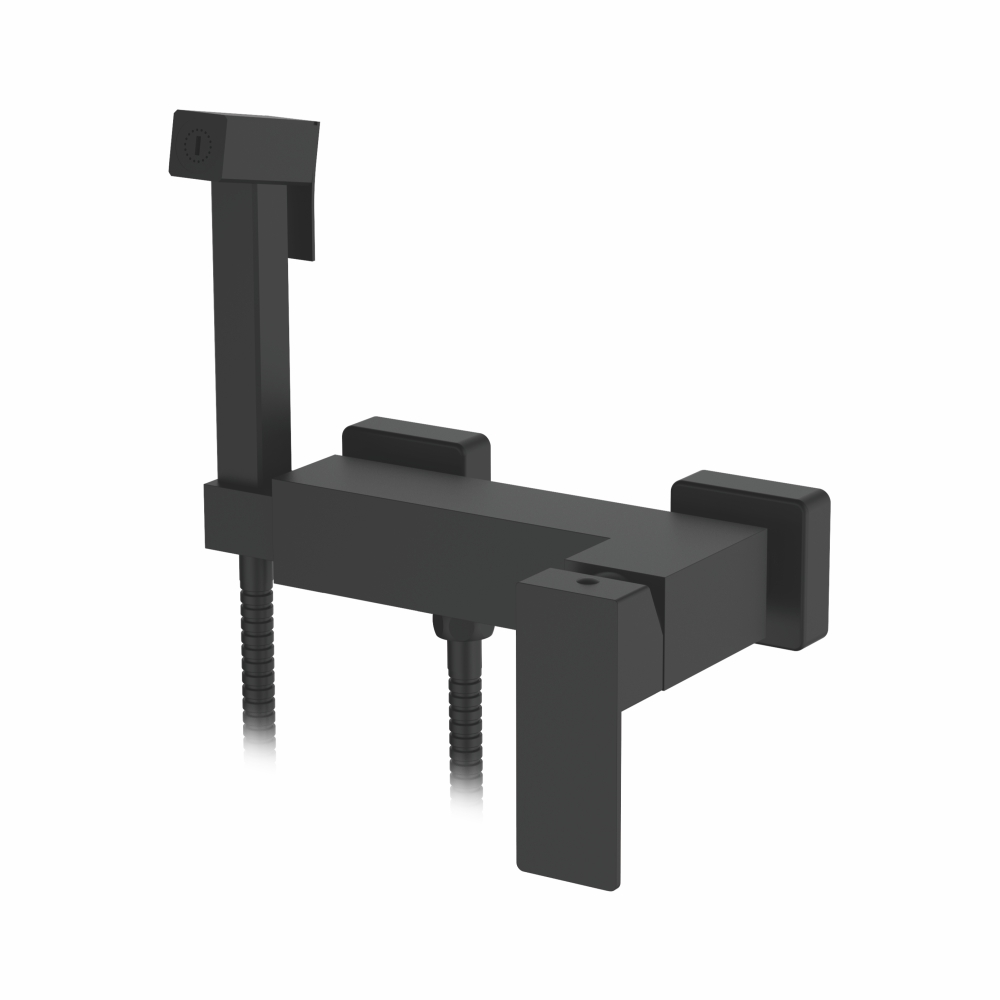 75225B Смеситель Гигиенический душ LEDEME со смесителем (черный)