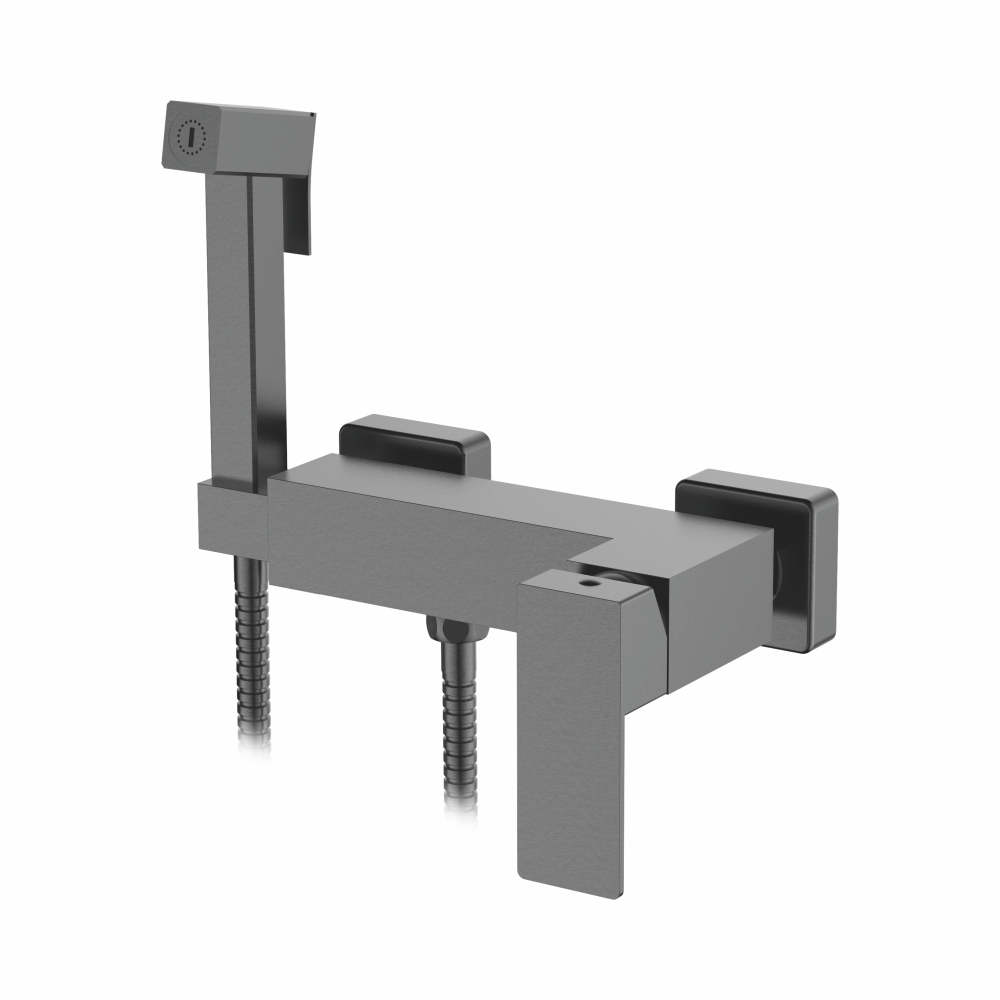 75225D Смеситель Гигиенический душ LEDEME со смесителем (оруж сталь)