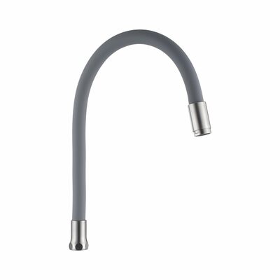 77506-9 Излив LEDEME силиконовый Серый (нерж.)