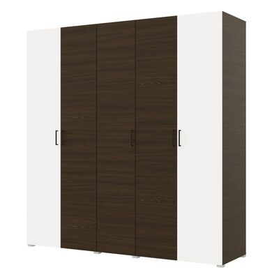  Шкаф Бостон 2000 5 створок, 4 ящика, 4 полки М Венге/Белый (11 мест)