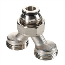 Коллекторный разделитель потока VALTEC, вн.р. 3/4"(EK)- 2 вых. х нар.р. 3/4"(EK) VT.0681.NE.050505 