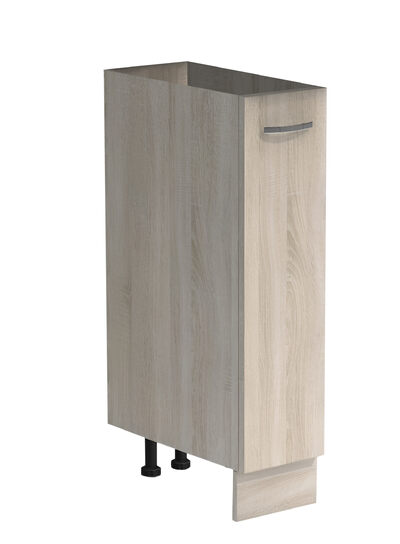 Бутылочница выдвижная 20 цвет Дуб сонома без столешницы SANTREK HOME (ЛДСП)