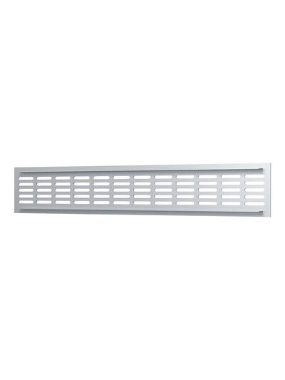 Решетка вентиляционная ERA 4808DP Al Silver сетка переточная 480х80 СЕРЕБРО