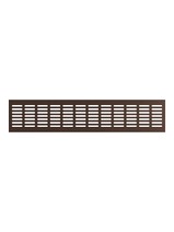 Решетка вентиляционная ERA 4810DP Al Dark bronze сетка переточная 480х100 БРОНЗА