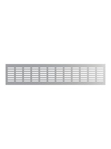 Решетка вентиляционная ERA 4810DP Al Silver сетка переточная 480х100 СЕРЕБРО