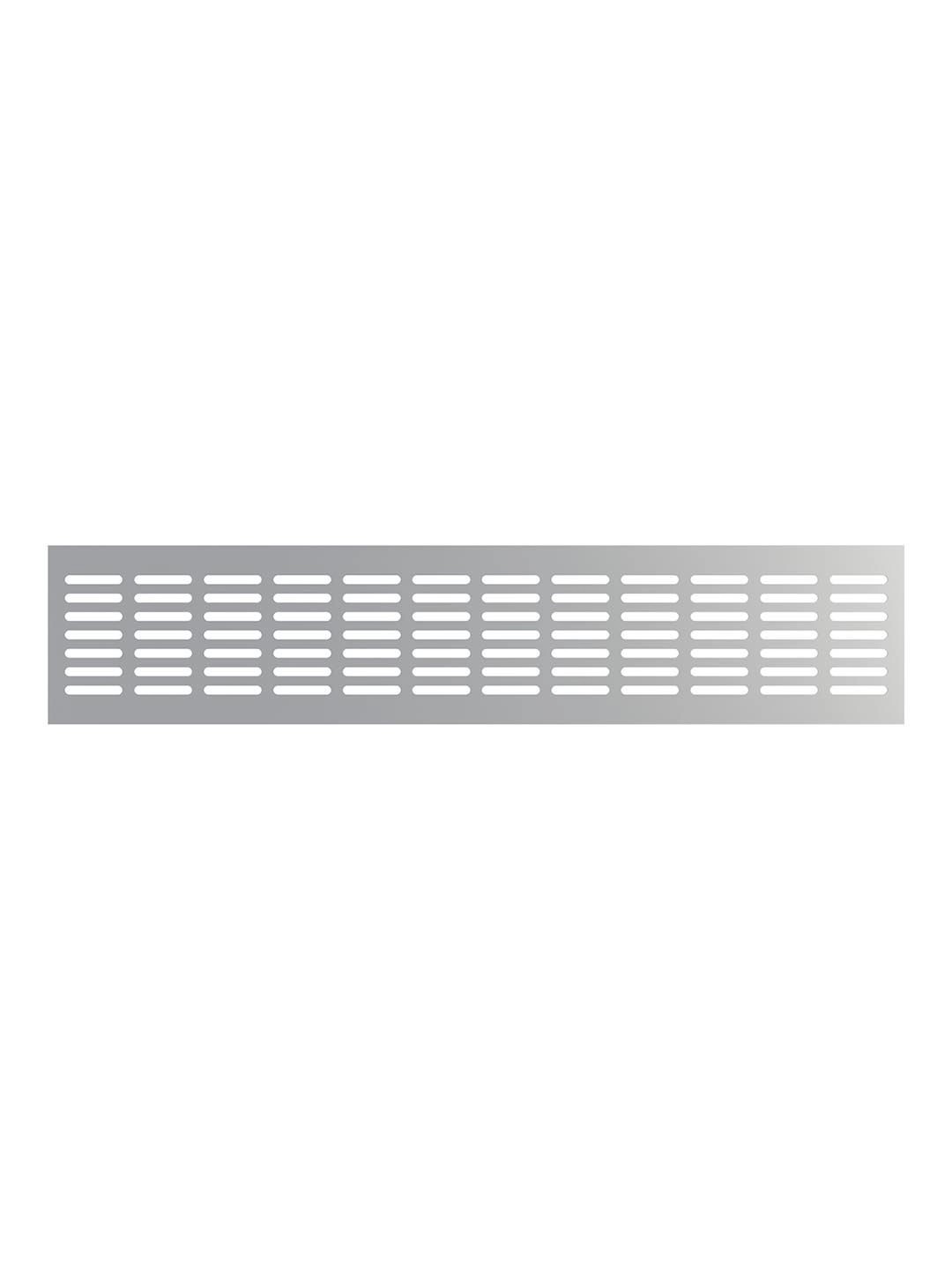 Решетка вентиляционная ERA 4810DP Al Silver сетка переточная 480х100 СЕРЕБРО