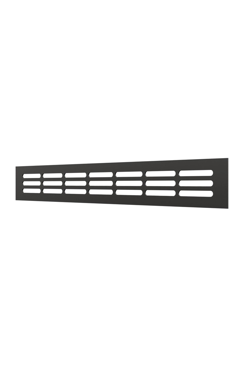 Решетка вентиляционная ERA 3004DP AL Matt black переточная 300x42 ЧЁРНЫЙ МАТОВЫЙ