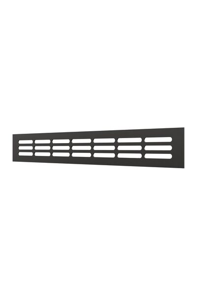 Решетка вентиляционная ERA 3004DP AL Matt black переточная 300x42 ЧЁРНЫЙ МАТОВЫЙ