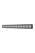 Решетка вентиляционная ERA 5004DP AL Matt black переточная 500x42 ЧЁРНЫЙ МАТОВЫЙ
