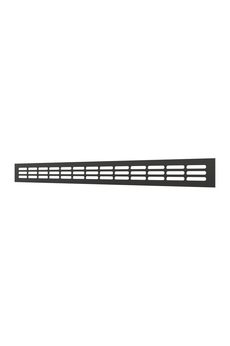 Решетка вентиляционная ERA 5004DP AL Matt black переточная 500x42 ЧЁРНЫЙ МАТОВЫЙ