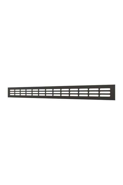 Решетка вентиляционная ERA 5004DP AL Matt black переточная 500x42 ЧЁРНЫЙ МАТОВЫЙ