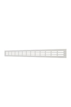Решетка вентиляционная ERA 5004DP AL Silver переточная 500x42 СЕРЕБРО