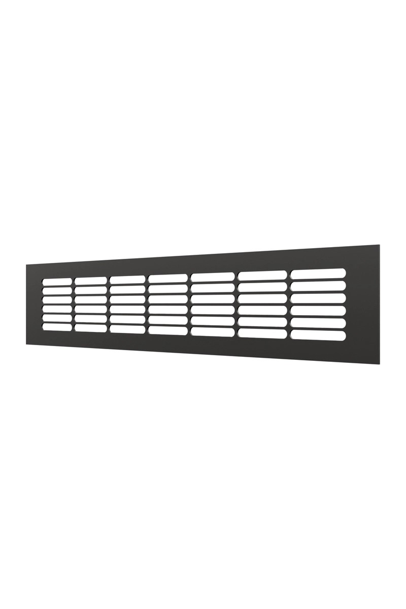 Решетка вентиляционная ERA 3006DP AL Matt black переточная 300x60 ЧЁРНЫЙ МАТОВЫЙ