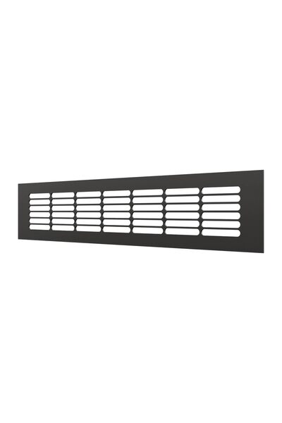 Решетка вентиляционная ERA 3006DP AL Matt black переточная 300x60 ЧЁРНЫЙ МАТОВЫЙ
