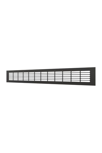 Решетка вентиляционная ERA 5006DP AL Matt black переточная 500x60 ЧЁРНЫЙ МАТОВЫЙ