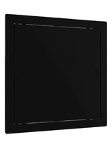 Люк ревизионный ERA LN фланец 150х150 нажимной 172х172 пластик EVECS (L1515N black) ЧЁРНЫЙ