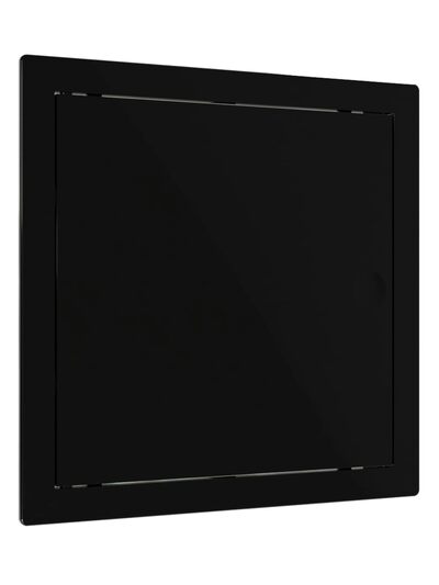 Люк ревизионный ERA LN фланец 150х150 нажимной 172х172 пластик EVECS (L1515N black) ЧЁРНЫЙ
