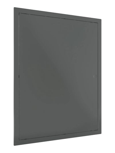 Люк ревизионный ERA LN фланец 300х400 нажимной 327х427 пластик EVECS (L3040N Gray) СЕРЫЙ
