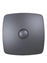 Вентилятор накладной ERA D125 Rio 5C dark gray metal обр.клапанl DICITI ТЕМНО-СЕРЫЙ