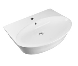 Раковина подвесная HOLLER K-6429-60 (600*450*135мм), белая (+ крепеж)