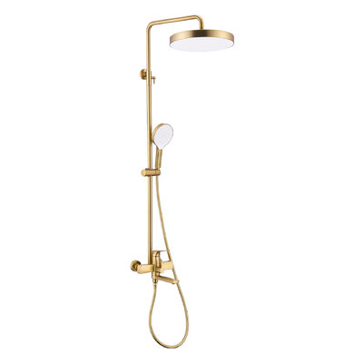 R07.24.03 Душевая система для ванны и душа RAGLO (золотой сатин)