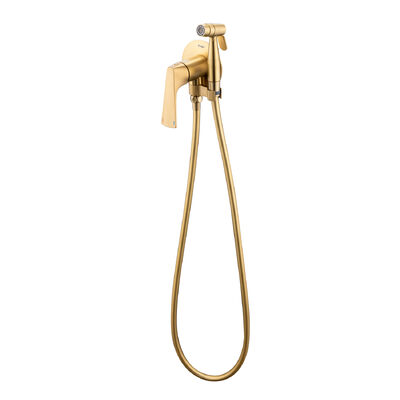 R07.52.03 Смеситель встраиваемый с гигиеническим душем RAGLO (золотой сатин)