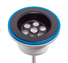 АА-3204-2-Ч Выпуск ОРИО 1 1/4" с решеткой D=63 и черной накладкой АА-3204-2-Ч Выпуск ОРИО 1 1/4" с решеткой D=63 и черной накладкой