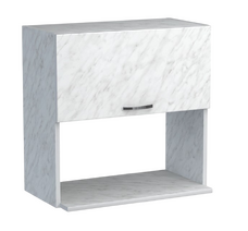 Шкаф навесной под микроволновку 60 Карара SANTREK HOME (ЛДСП)