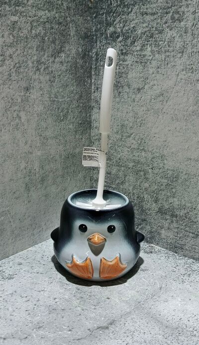 Подставка под ёрш (+ ершик) "Пингвин" МИНИ Подставка под ёрш (+ ершик) "Пингвин" МИНИ