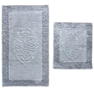 Набор ковриков для в/к "Макароны LUX" 60х100+50х60 grey серый 