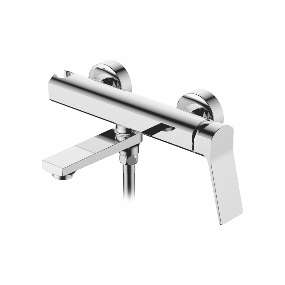 3185 Смеситель Ванна LEDEME шар,  корот поворотный излив (хром)