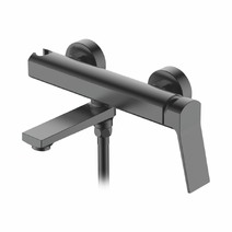 3185D Смеситель Ванна LEDEME шар,  корот поворотный излив (оруж сталь)