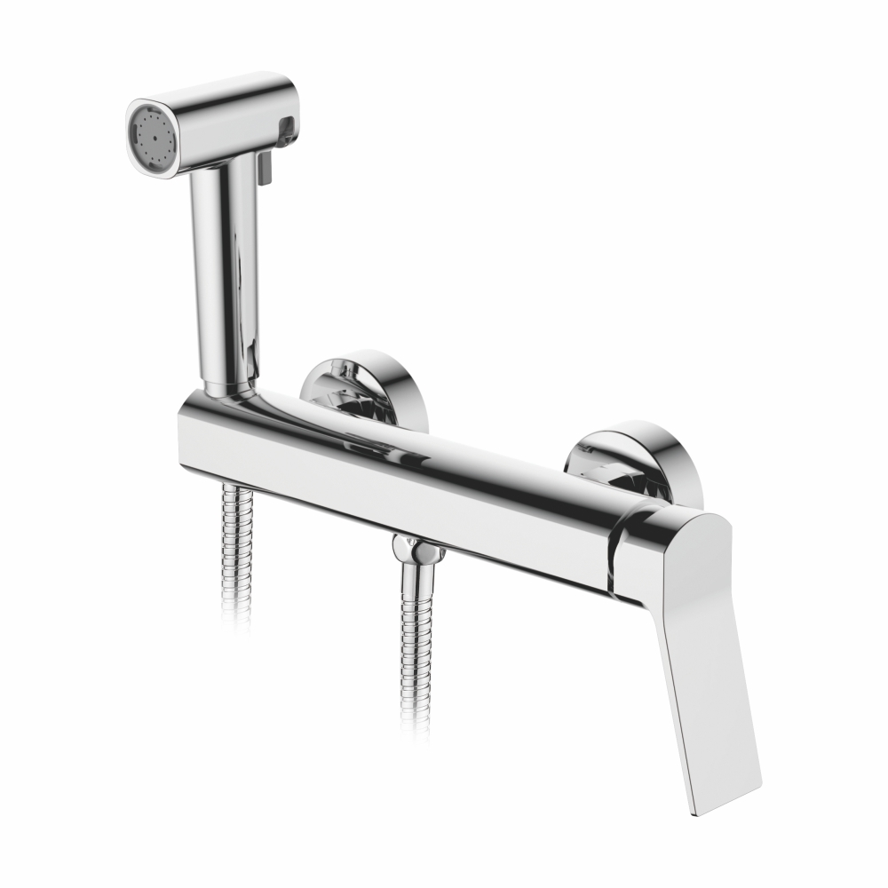 5285 Смеситель Гигиенический душ LEDEME настенный шар  (хром)