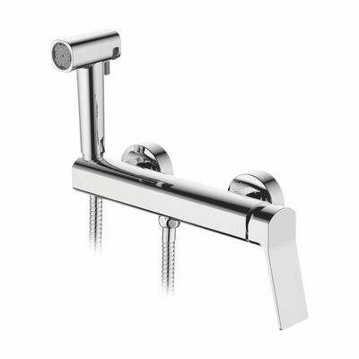 5285 Смеситель Гигиенический душ LEDEME настенный шар  (хром)