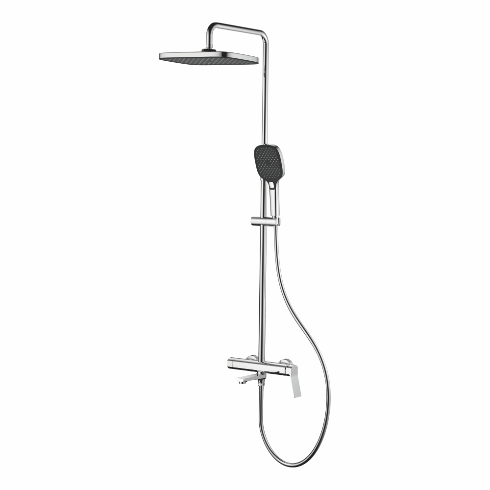 2485 Душевая система LEDEME со смесителем и тропическим душем 