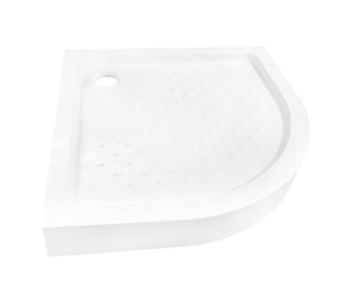 Поддон акриловый  SANTREK AQUA-R-800 радиус, белый, 800*800*140 + сифон в комплекте