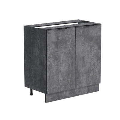 Рабочий стол 80 цвет Бетон темный без столешницы SANTREK HOME (ЛДСП)