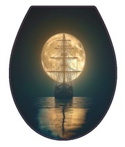 Сиденье д/унитаза жесткое КЛАССИК "Парусник"