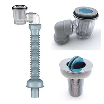 Д-6331 Сифон для раковины с выпуском (универсальный)