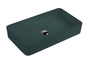Раковина накладная HOLLER K-M6260-60JSP (610*345*110мм), темно-зеленый матовый